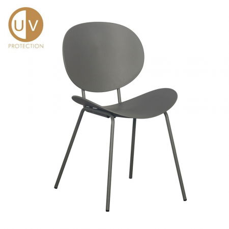 Set de 4 scaune gri Futura 51x50x80.5 cm