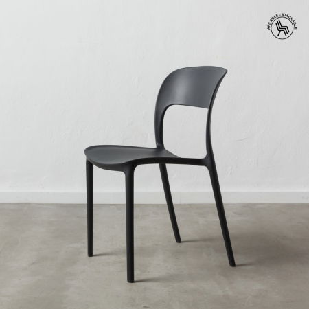 Scaune Stivuibile - Set scaune elegante polipropilena|Scaune confortabile pentru interioare moderne