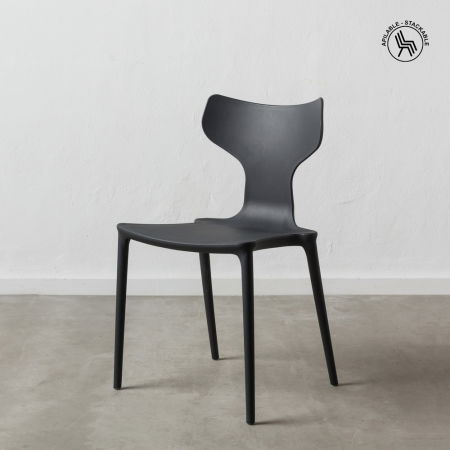 Scaune Stivuibile - Set scaune moderne empilabile|Scaune elegante pentru decor modern