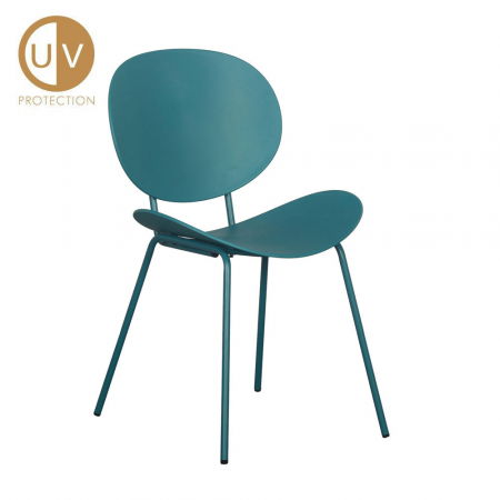 Set de 4 scaune petrol Futura 51x50x80.5 cm