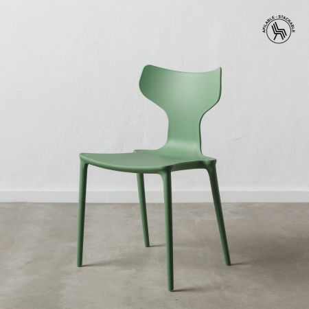 Scaune Stivuibile - Set scaune moderne polipropilena|Scaune practice pentru interioare elegante