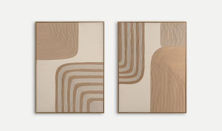 Tablouri - Set tablouri AXIA pânză maro – titlu imagine principală