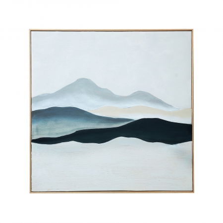 Tablouri - Tablou albastru contemporan|Arta abstracta perete