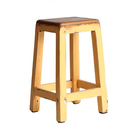 Scaune in Stil Rustic - Taburet etnic lemn|Tabureti premium living