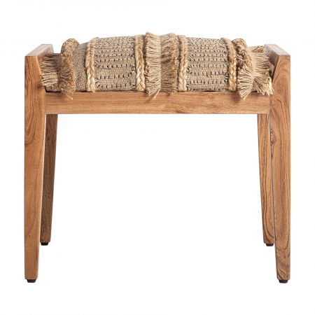 Boho - Taburet boho mango bumbac iuta|Taburete confortabile