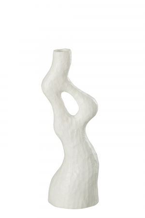 Obiecte decorative - Vaza Branch, rasina alba - CreativDeco.ro