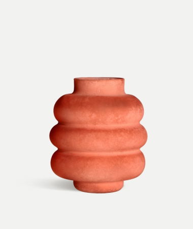 Obiecte decorative - Vază decorativă KIDHA portocalie – titlu imagine principală