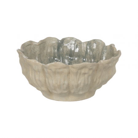 Boho - Vaza ceramica bej pentru interioare moderne|Vaze ceramice pentru accente stilate