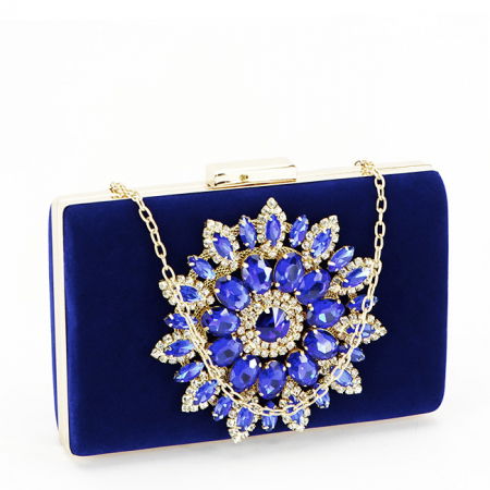 Clutch - Clutch elegant B-18100 05 Albastru
