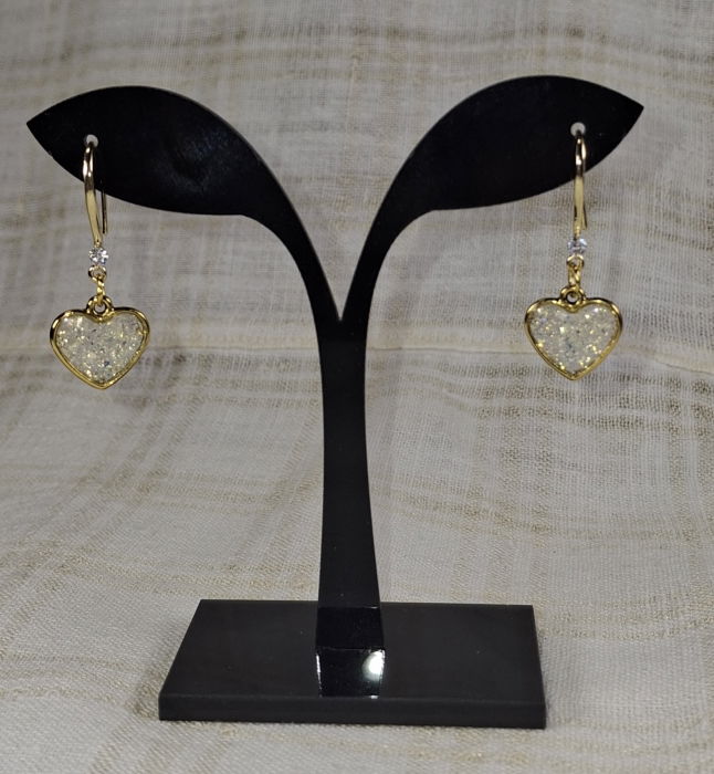 Cercei inimioare aurii [4]