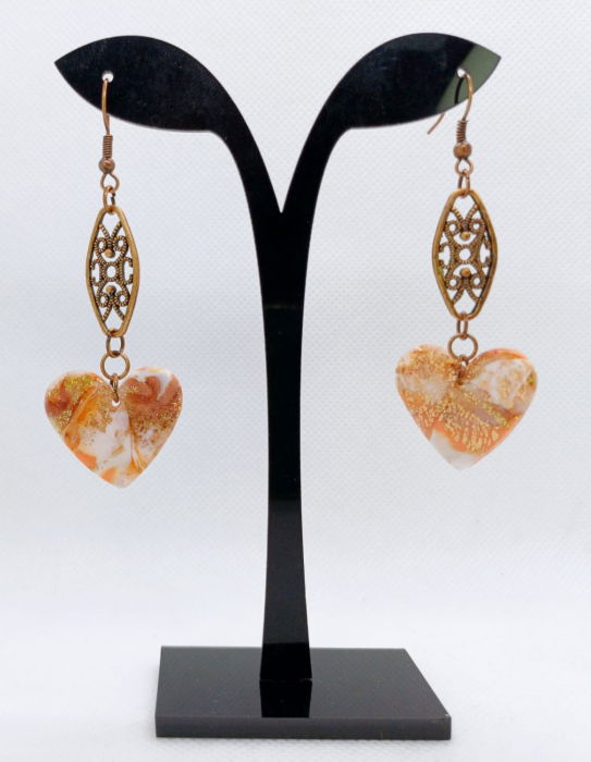 Cercei  "Inimioare" bronz [1]