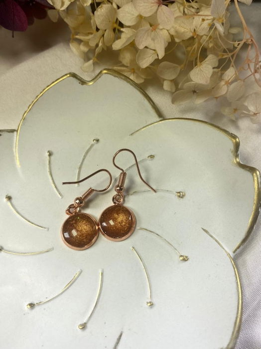 Cercei rotund maro [3]