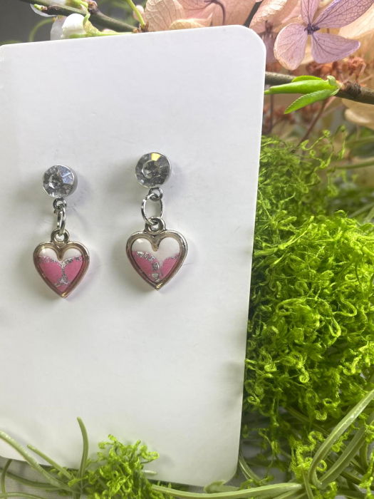 Inimoare alb roz cu zirconia [3]