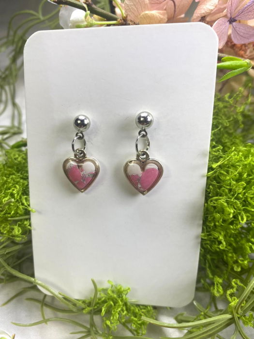 Inimoare alb roz cu zirconia [2]