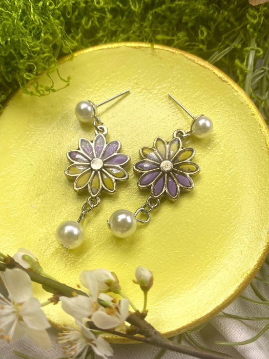 Florile galben mov cu perla [1]