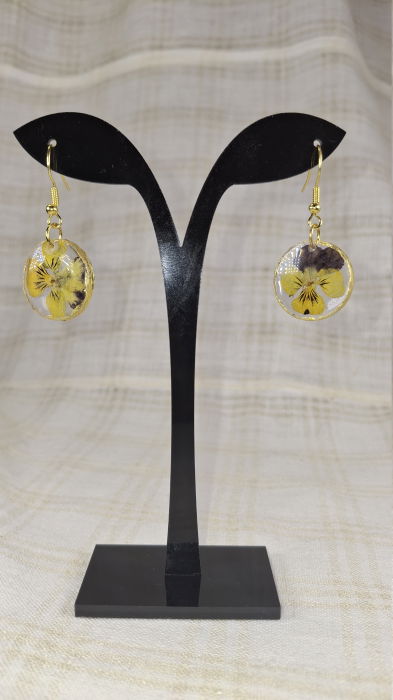 Set lantisor si cercei 'panselute'. [5]