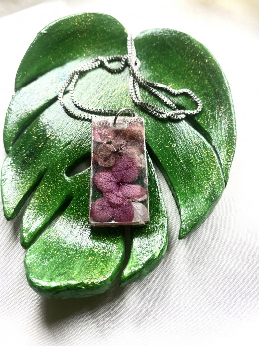 Lantisor si inel  'hortensie' [3]