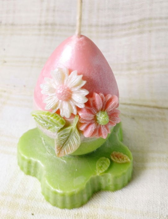 Lumanari " ousoare parfumate ", decor pentru masa de Paste in ambalaj cadou [1]