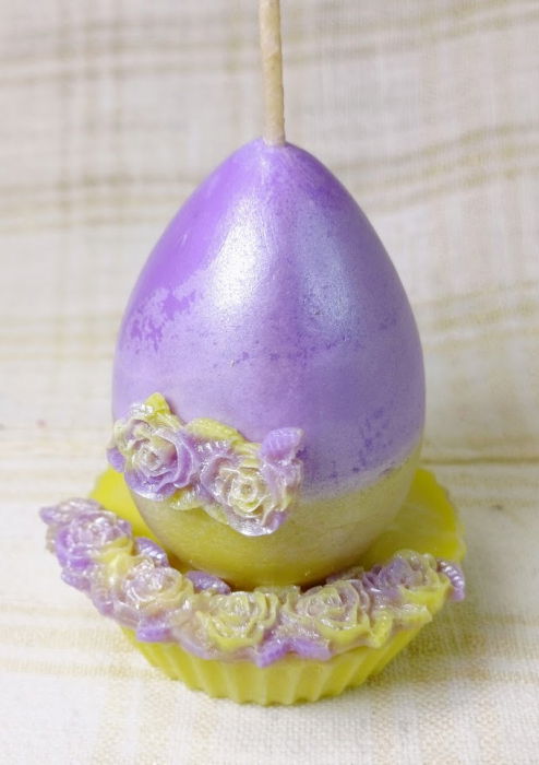 Lumanari " ousoare parfumate ", decor pentru masa de Paste in ambalaj cadou [4]