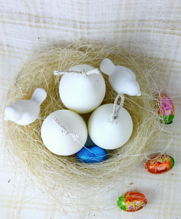 Lumanari " ousoare parfumate " + suport din ceramica handmade [6]