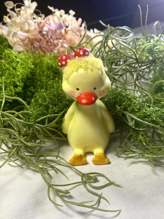 Magneți de frigider 'rata', din ceramica , lucrati si pictati manual [3]