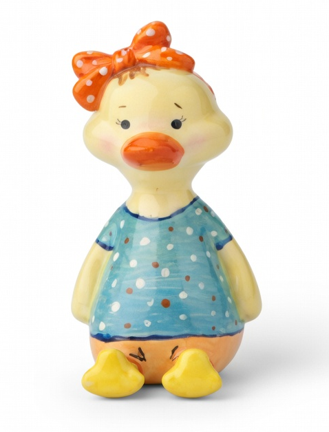 Magneți de frigider 'rata', din ceramica , lucrati si pictati manual in cutie [6]