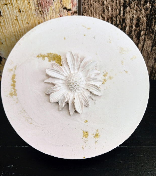 Recipient mare, rotund, din ceramica cu capac - handmade [5]