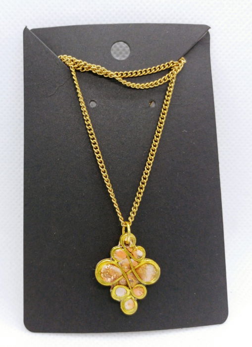 Set cercei si colier  "evantai " [3]