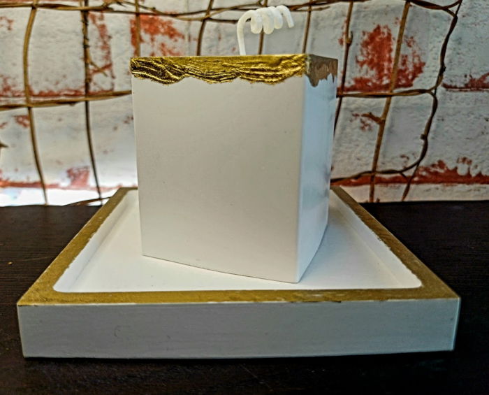 Set  Chic alb/auriu [17]