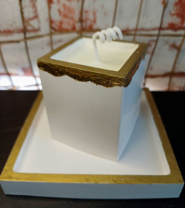 Set  Chic alb/auriu [9]