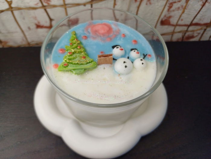 Set decorativ "Peisaj de iarna" plus cadou. [13]