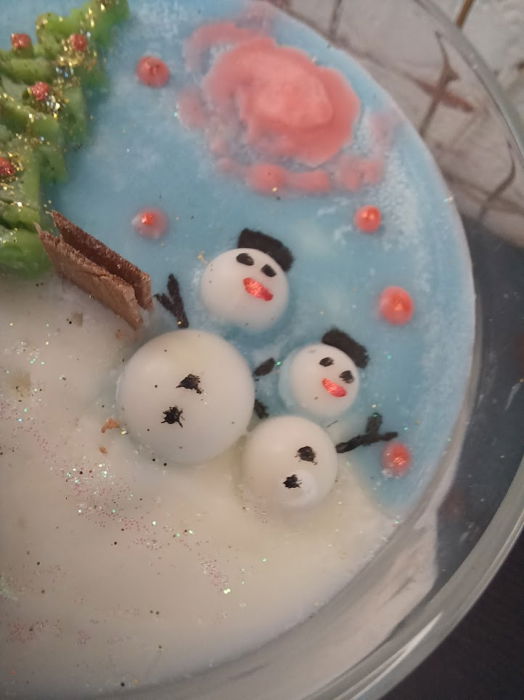 Set decorativ "Peisaj de iarna" plus cadou. [8]