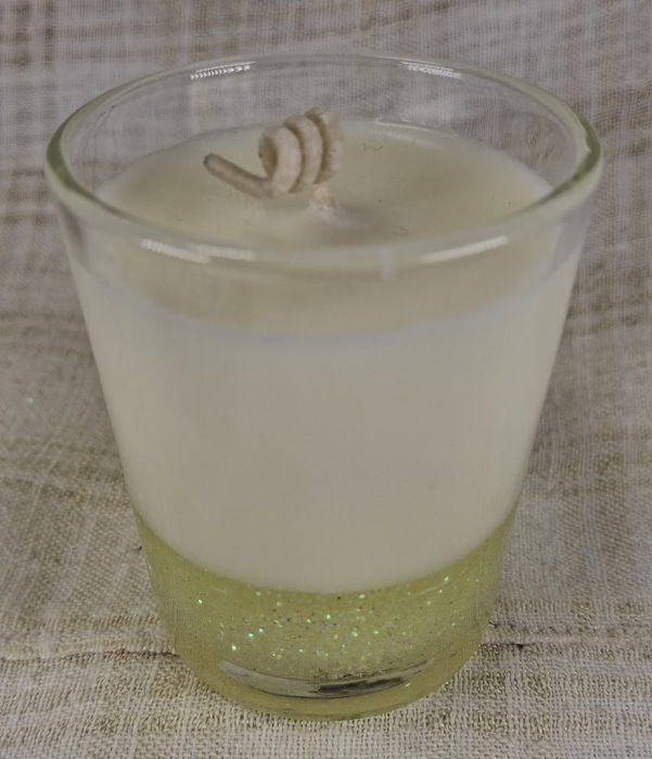 Set decorativ de Craciun - 'Love Santa' - lumanare plus suport din ceramica pictat manual [8]