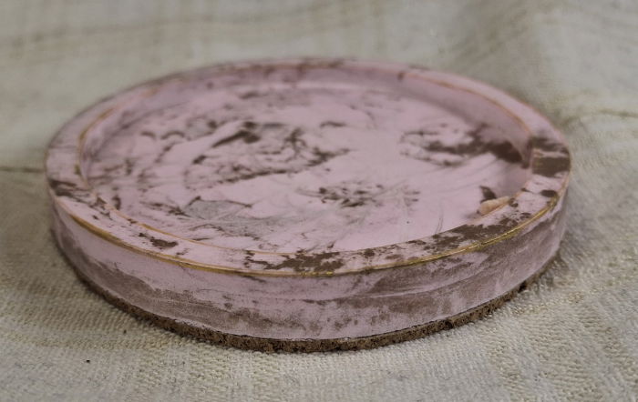 Set decorativ de Craciun - 'Melting Cupcake' - lumanare plus suport din ceramica [8]