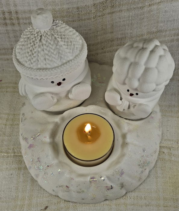 Set decorativ de Craciun - 'Snow Couple' [7]