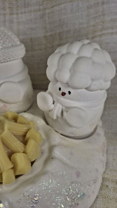 Set decorativ de Craciun - 'Snow Couple' [6]