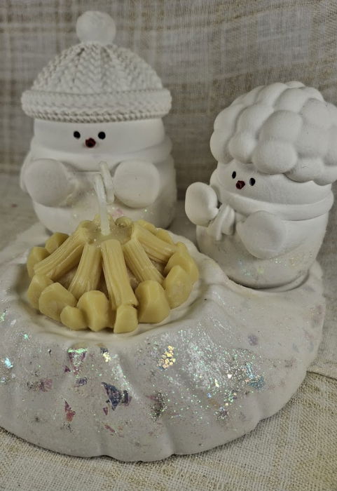 Set decorativ de Craciun - 'Snow Couple' [3]