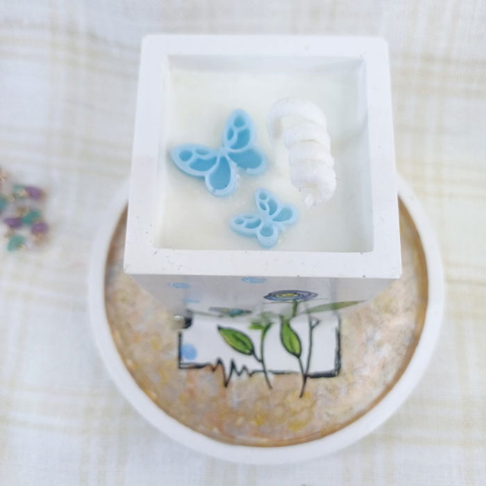 Set decorativ - trandafiri albastri. [2]