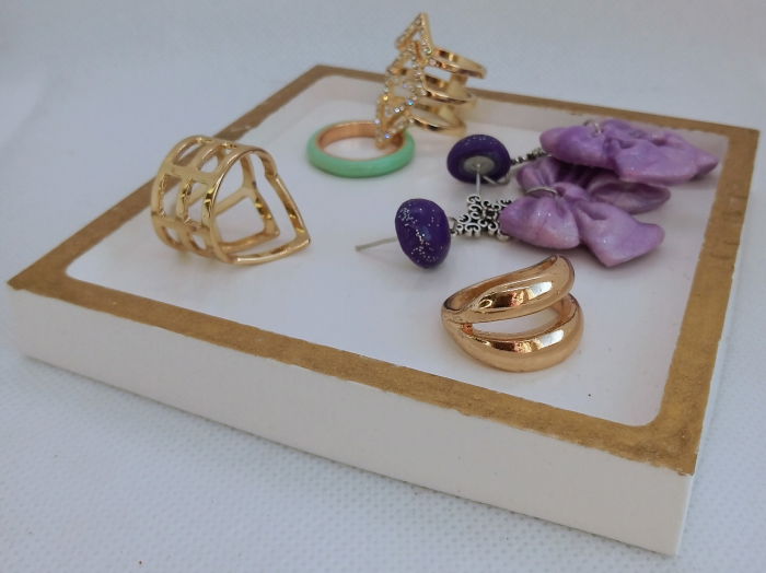 Set  Chic alb/auriu [15]