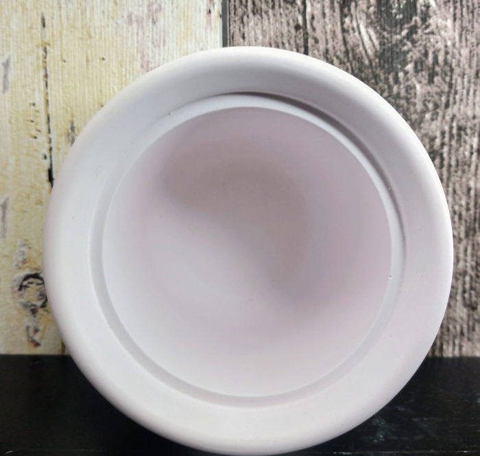 Recipient rotund din ceramica cu capac - handmade [6]