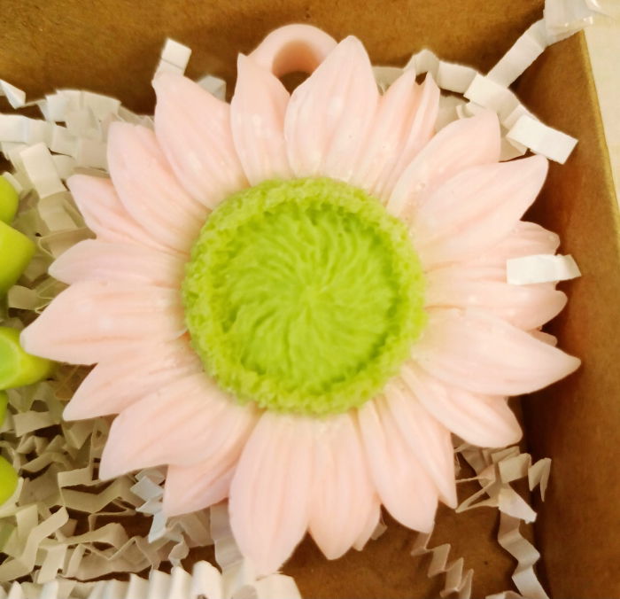 Wax melts - Tablete parfumate  -cutie cu doua flori divers colorate. [13]