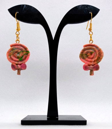 Cercei handmade - Cercei lollipop mare