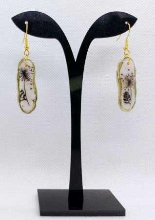 Cercei handmade - Cercei flori de papadie