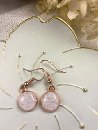 Cercei rotund roz [1]