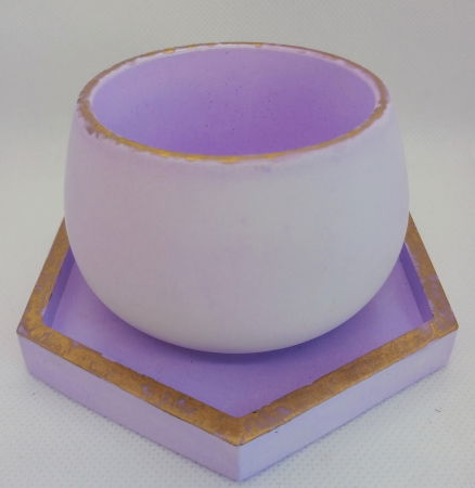 Set Chic mov/auriu [6]