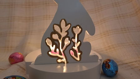 Iepuraș suport de lumanare din ceramică handmade [5]