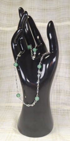 Set lantisor si cercei "aventurin" [3]