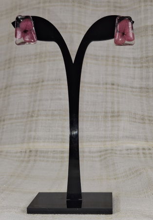 Set lanțisor și cercei  'hortensie roz' [5]