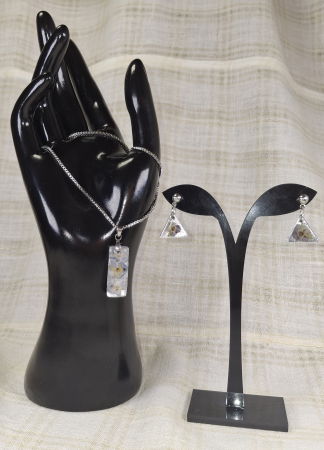 Set lantisor si cercei 'miozotis' [4]