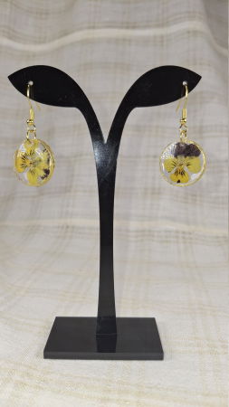 Set lantisor si cercei 'panselute'. [4]